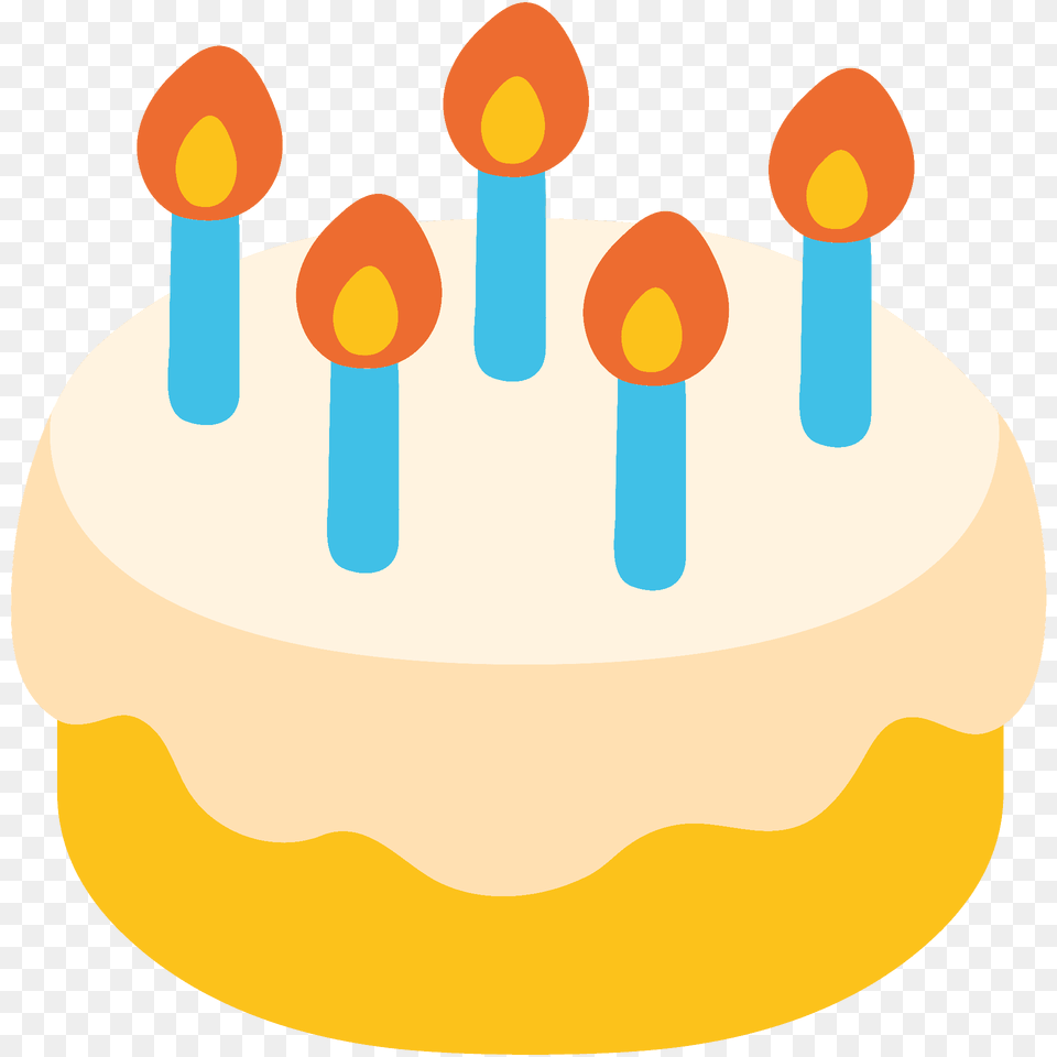 Birthday Cake Emoji Clipart, Birthday Cake, Cream, Dessert, Food Free Png Download