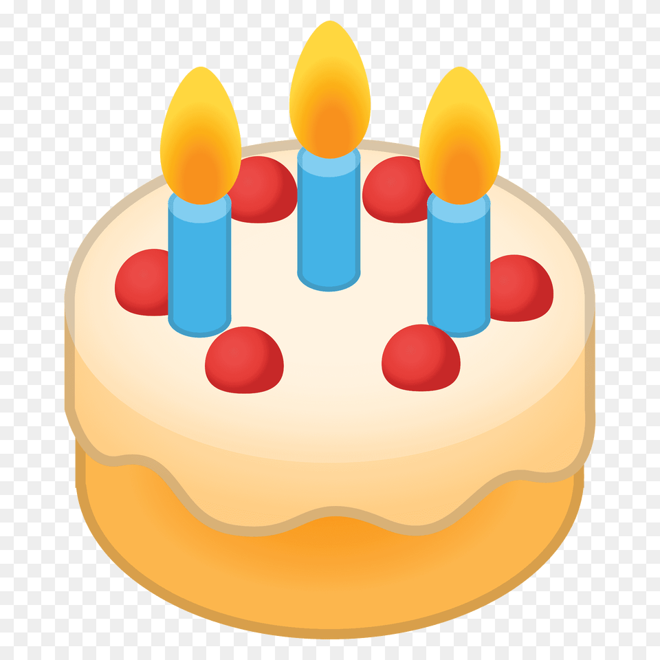 Birthday Cake Emoji Clipart, Birthday Cake, Cream, Dessert, Food Png