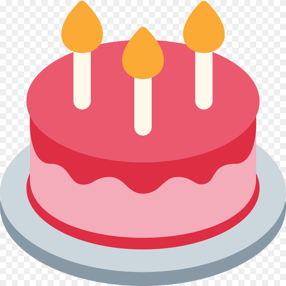 Birthday Cake Emoji Clipart, Birthday Cake, Cream, Dessert, Food Png