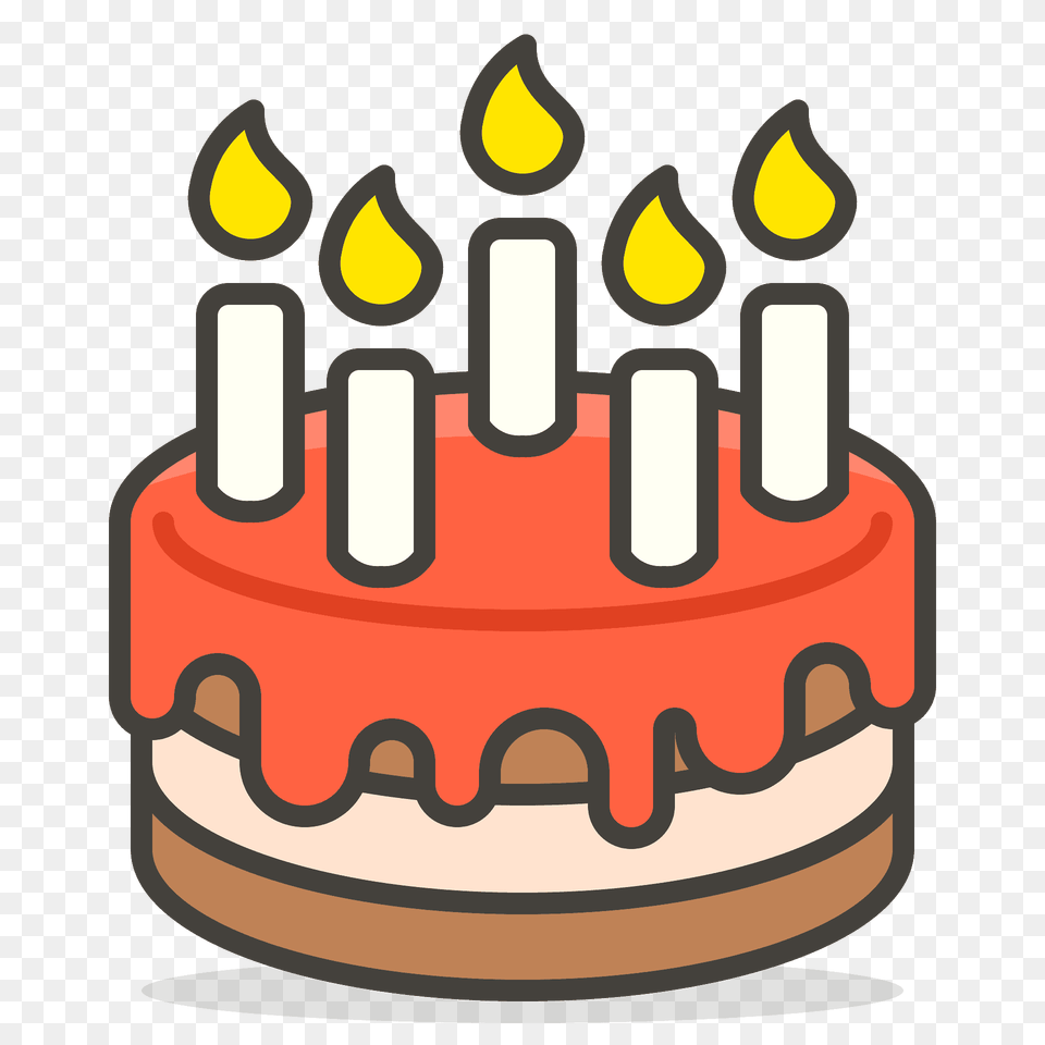Birthday Cake Emoji Clipart, Birthday Cake, Cream, Dessert, Food Free Transparent Png