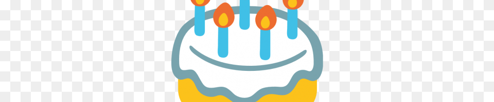 Birthday Cake Emoji Image, Birthday Cake, Cream, Dessert, Food Free Png