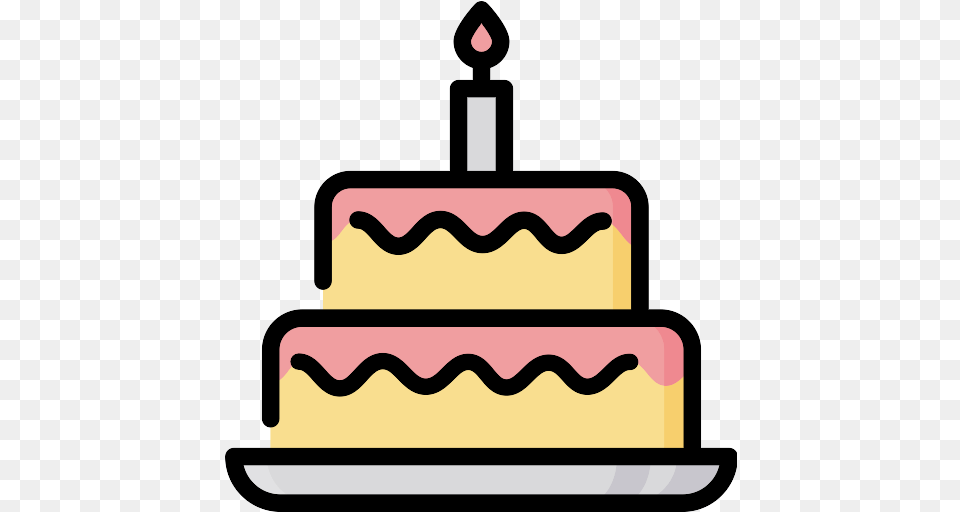 Birthday Cake Icon 14 Repo Free Icons Birthday Cake Vector Free, Birthday Cake, Cream, Dessert, Food Png