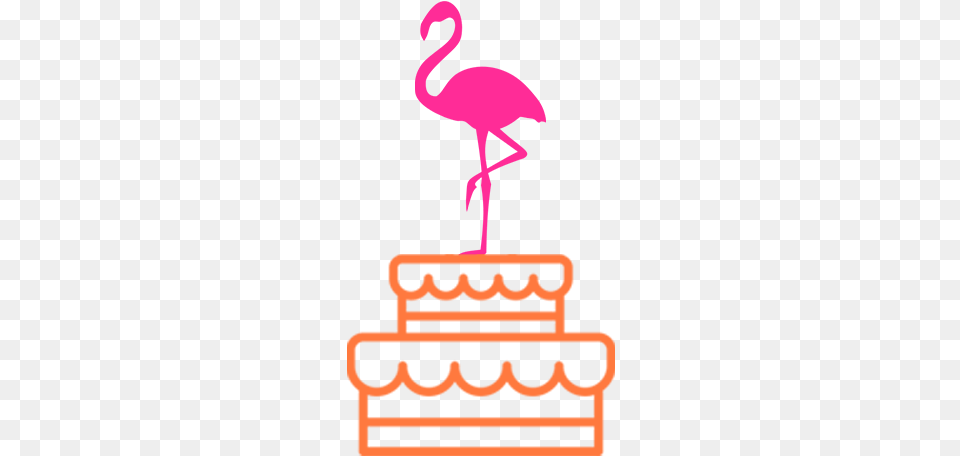 Birthday Cake Icon, Animal, Bird, Flamingo, Dynamite Png Image