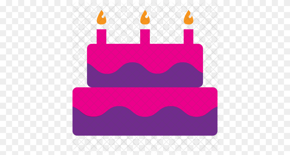 Birthday Cake Icon Of Flat Style Clip Art, Birthday Cake, Cream, Dessert, Food Free Png