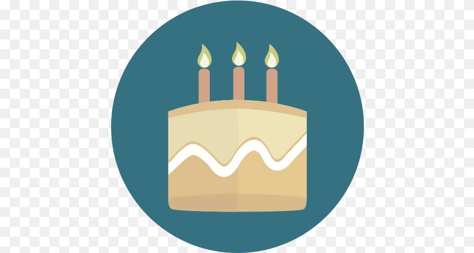 Birthday Cake Icons And Graphics, Birthday Cake, Cream, Dessert, Food Png Image