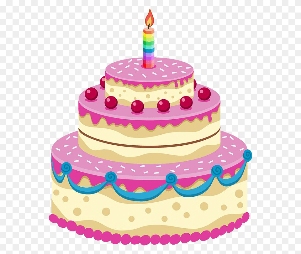 Birthday Cake Image, Birthday Cake, Cream, Dessert, Food Free Png Download