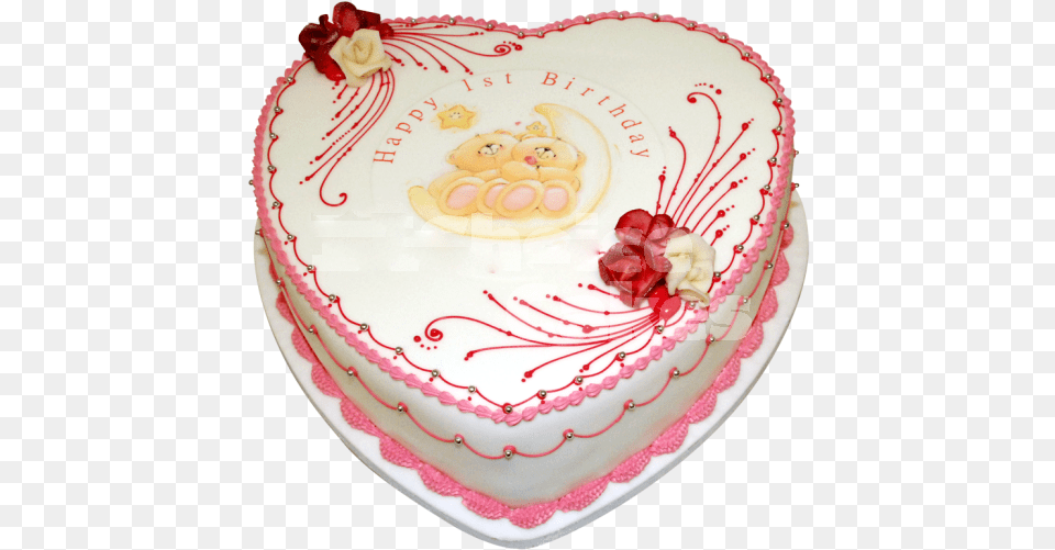 Birthday Cake Image Images Birthday Cake Heart Shape Hd, Birthday Cake, Cream, Dessert, Food Free Png