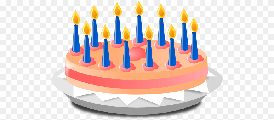 Birthday Cake Large Size, Birthday Cake, Cream, Dessert, Food Free Png Download