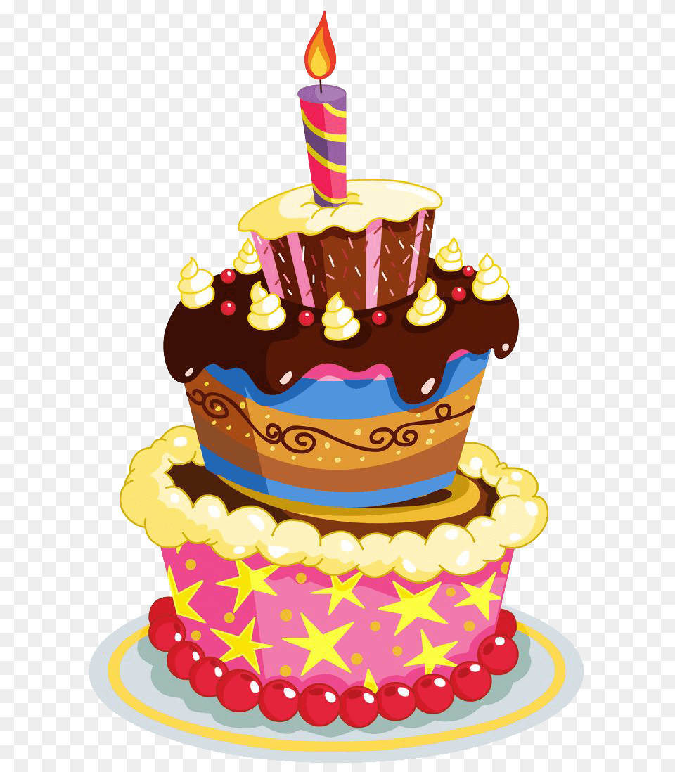 Birthday Cake Layers, Birthday Cake, Cream, Dessert, Food Free Transparent Png