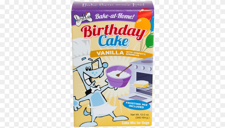Birthday Cake Mix Wsprinkles Amp Frosting Mix Cake, Tape, Cutlery, Spoon, Person Png Image