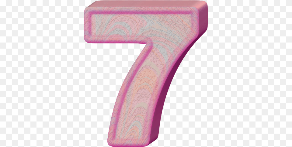 Birthday Cake Numeral Cake 7 Years, Number, Symbol, Text, Diaper Png