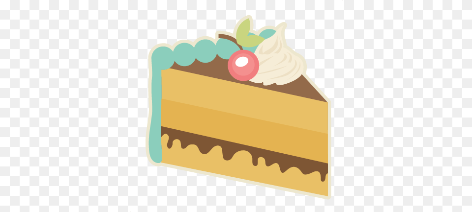 Birthday Cake Photo Clipart Transparent Transparent Background Piece Of Cake Clipart, Dessert, Food, Torte, Cream Png Image