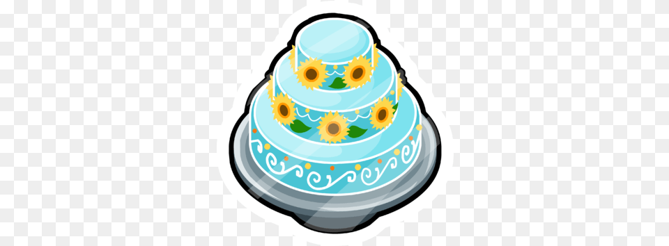 Birthday Cake Pin Club Penguin Wiki Fandom Frozen Fever Cake Clipart, Dessert, Food, Birthday Cake, Cream Free Png