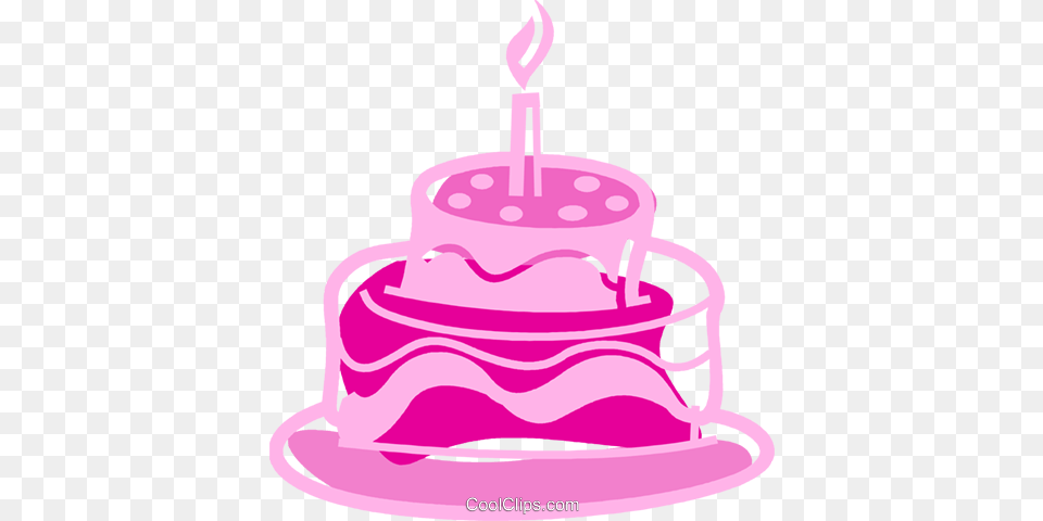 Birthday Cake Royalty Vector Clip Art Illustration, Birthday Cake, Cream, Dessert, Food Free Transparent Png