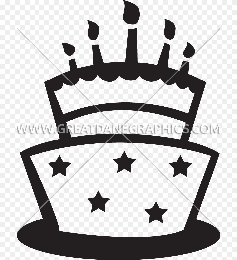 Birthday Cake Silhouette Clip Art, Accessories, Jewelry, Bow, Weapon Free Png Download