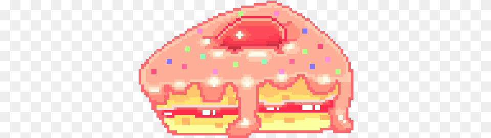 Birthday Cake Strawberry Cream Cheesecake Strawberry Pixel Kawaii Clipart Transparent, Dynamite, Weapon, Food, Sweets Png