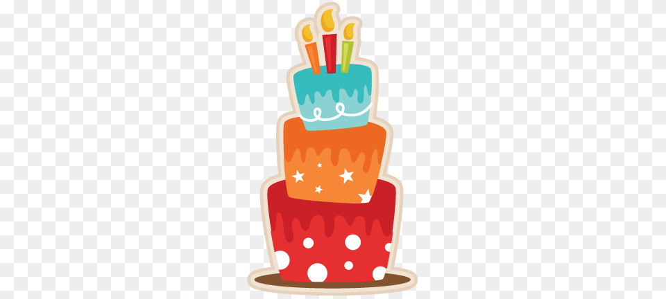 Birthday Cake Svg Scrapbook Cut File Cute Clipart Files Orange Birthday Cake Clip Art, Dessert, Food, Birthday Cake, Cream Free Png
