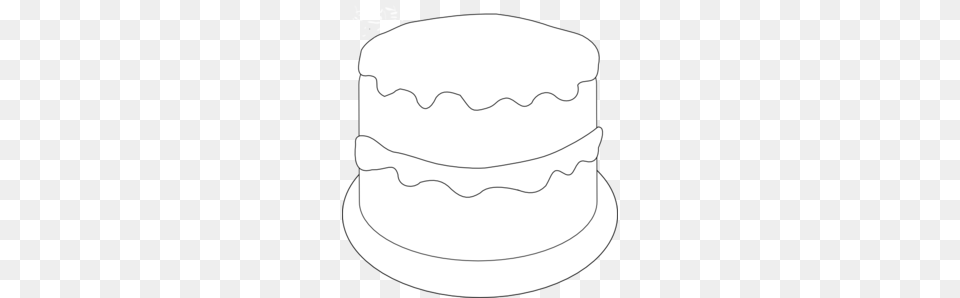 Birthday Cake To Color Free Coloring Library, Dessert, Food, Birthday Cake, Cream Png