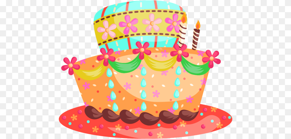 Birthday Cake Transparent 2 Birthday Cake, Birthday Cake, Cream, Dessert, Food Png Image