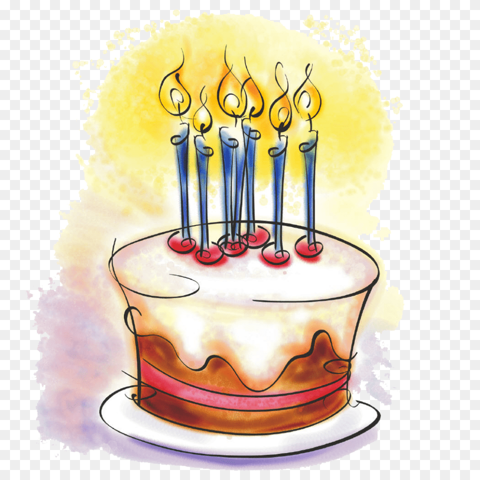 Birthday Cake Vector Clipart, Birthday Cake, Cream, Dessert, Food Png Image