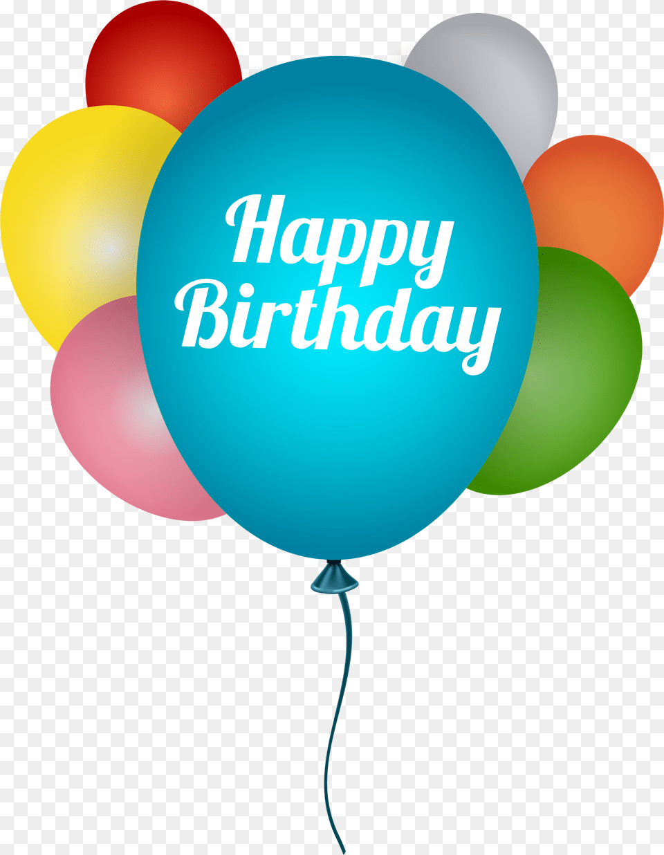 Birthday Cake Wish Greeting Card New Happy Birthday Balloon Transparent Background Png
