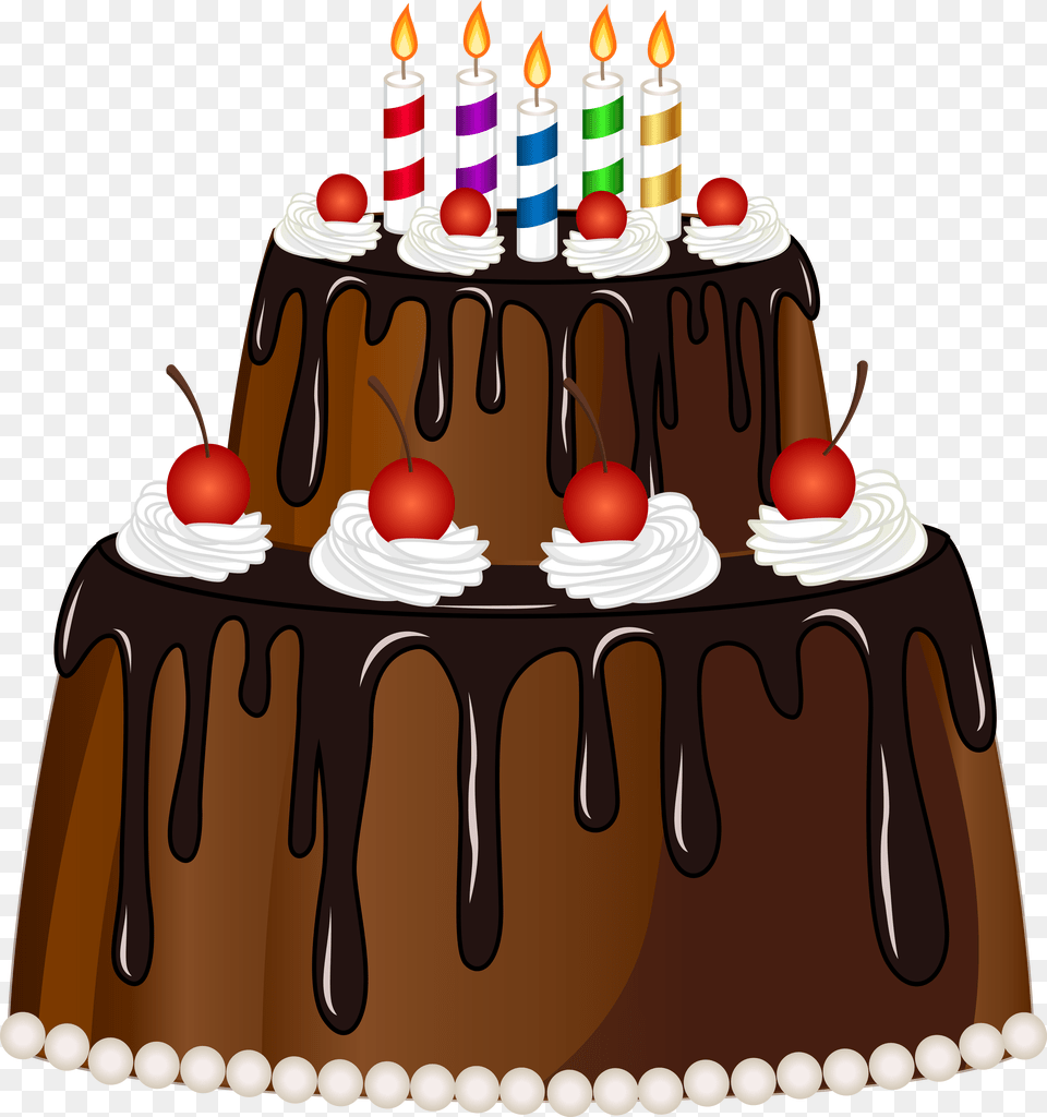 Birthday Cake With Candles Candle Free Png