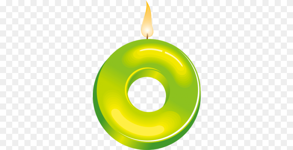 Birthday Candle Number 0 Image Circle Png