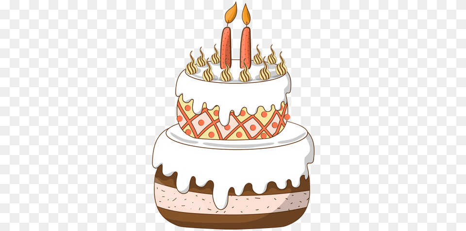 Birthday Candles Background Transparent Birthday Cake Cartoon Transparent Background, Birthday Cake, Cream, Dessert, Food Free Png