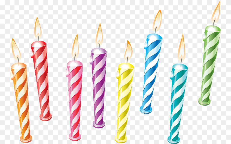 Birthday Candles Clip Art Searchpng Cute Birthday Candle, Dynamite, Weapon Free Png