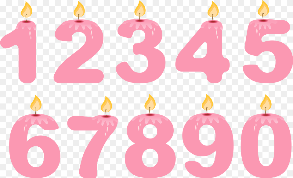 Birthday Candles Image Birthday Candle Number, Symbol, Text, Dynamite, Weapon Free Png Download