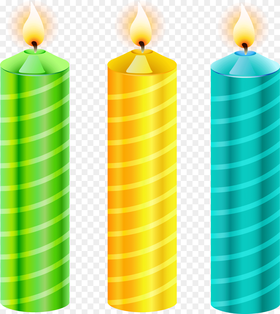 Birthday Candles Vector Clipart Picture Birthday Candle With Transparent Background, Dynamite, Weapon Free Png