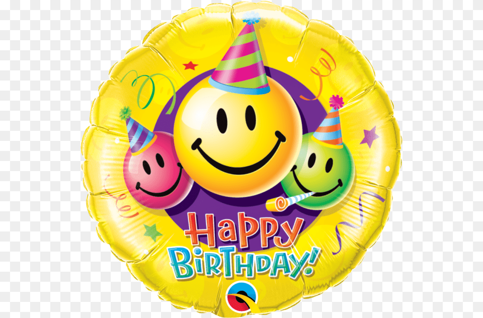 Birthday Chart With Smiley Face, Clothing, Hat, Birthday Cake, Cake Free Png Download