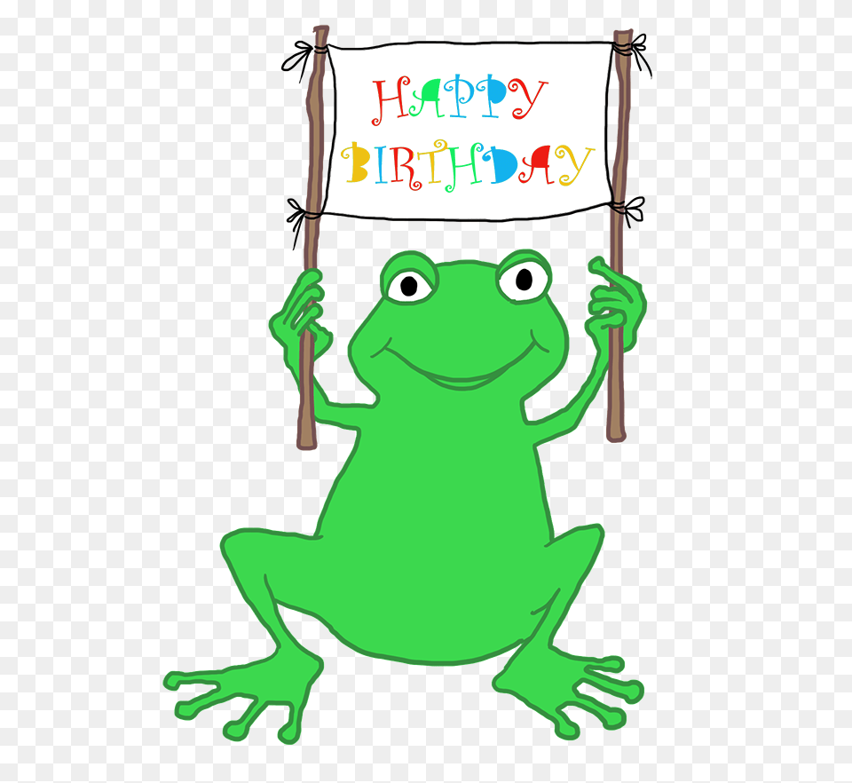 Birthday Clip Art And Birthday Graphics, Amphibian, Animal, Frog, Wildlife Free Transparent Png