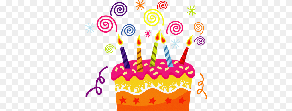 Birthday Clip Art Black And White Desenho Happy Birthday, Birthday Cake, Cake, Cream, Dessert Free Png