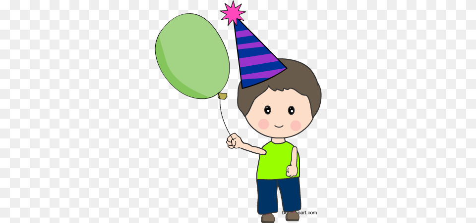Birthday Clip Art Images And Graphics Boy With Birthday Hat Clipart, Clothing, Party Hat, Person, Baby Png