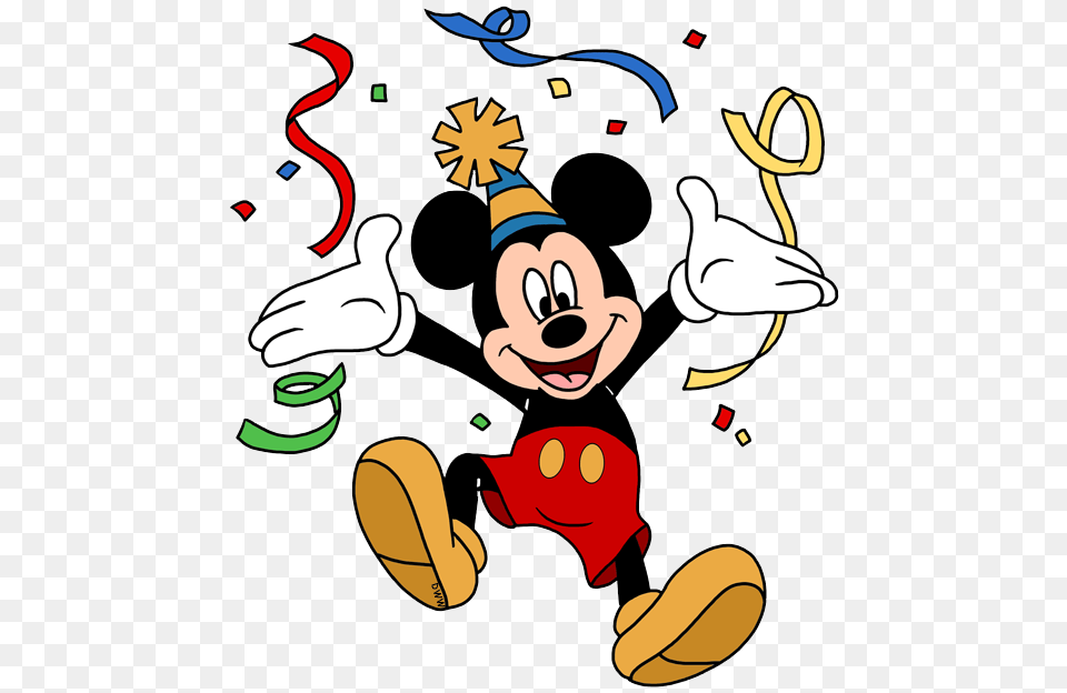 Birthday Clip Mickey Mouse, Cartoon, Baby, Person Free Png