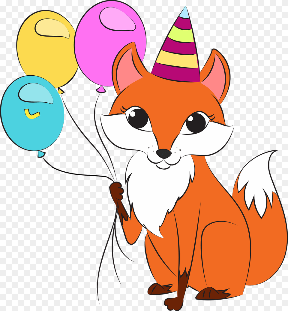 Birthday Clipart, Balloon, Cartoon, Animal, Fish Png Image