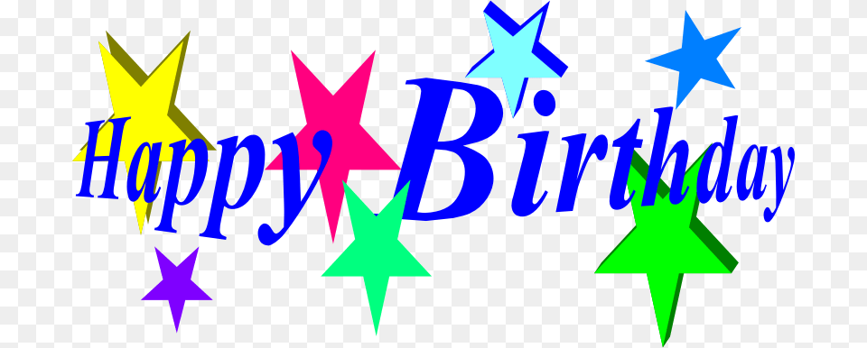 Birthday Clipart, Star Symbol, Symbol, Person Png Image