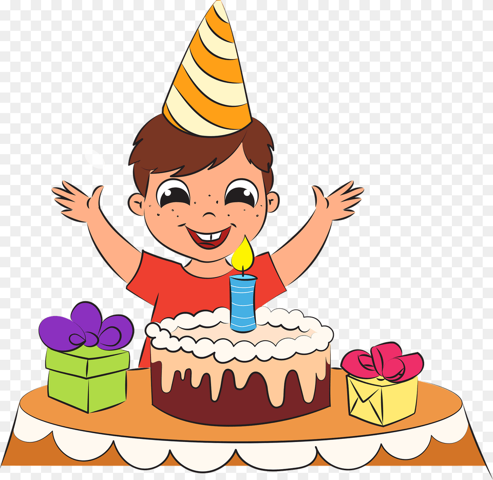 Birthday Clipart, Person, Clothing, People, Hat Png
