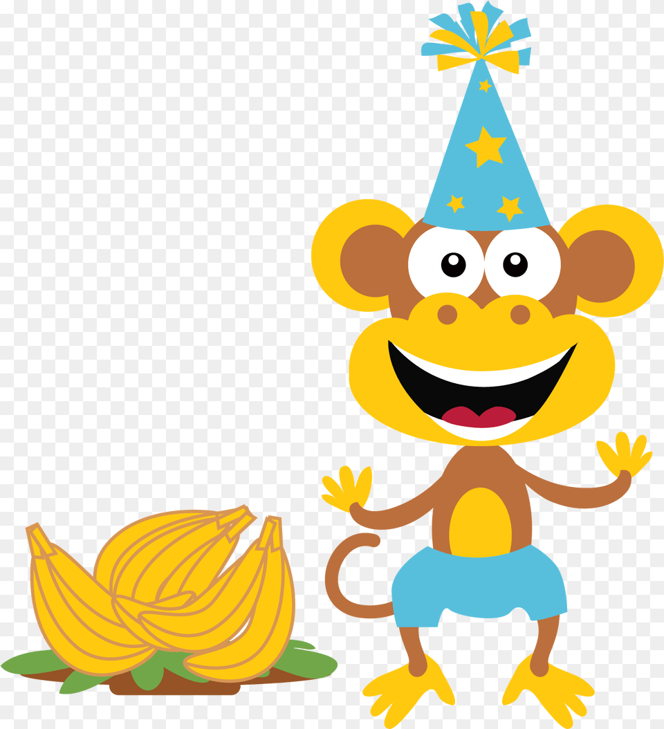 Birthday Clipart Monkey Sun Summer Clip Art, Hat, Clothing, Plant, Produce Free Png Download