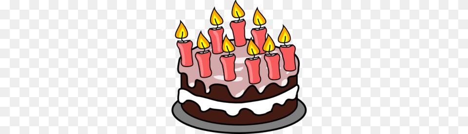 Birthday Cliparts, Birthday Cake, Cake, Cream, Dessert Png Image