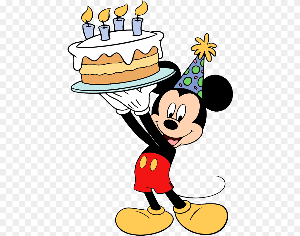 Birthday Cliparts Mickey Mouse For Transparent, Hat, Clothing, Person, People Png Image