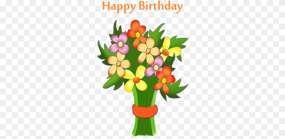 Birthday Cliparts Transparent Flower For Free Download, Art, Pattern, Graphics, Flower Bouquet Png Image