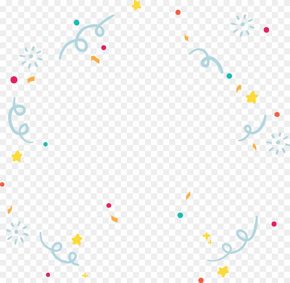 Birthday Confetti, Paper, White Board Free Png