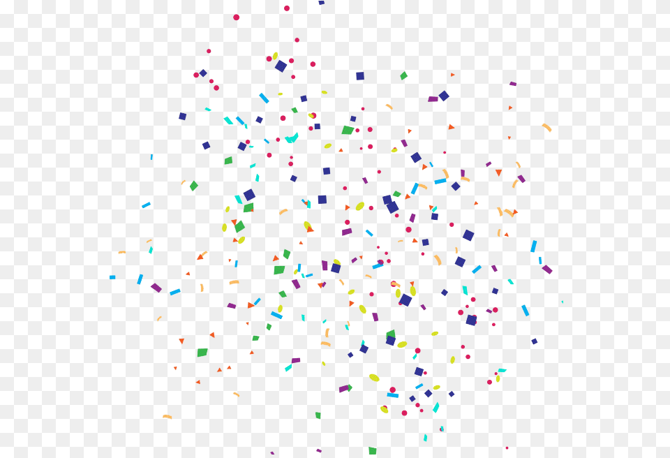 Birthday Confetti Image Party Confetti Transparent Background, Paper Free Png Download