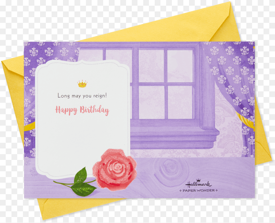 Birthday Crown, Envelope, Flower, Greeting Card, Mail Free Transparent Png