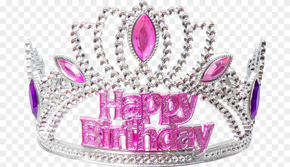 Birthday Crown Birthday Girl Crown, Accessories, Jewelry, Tiara, Necklace Free Png Download