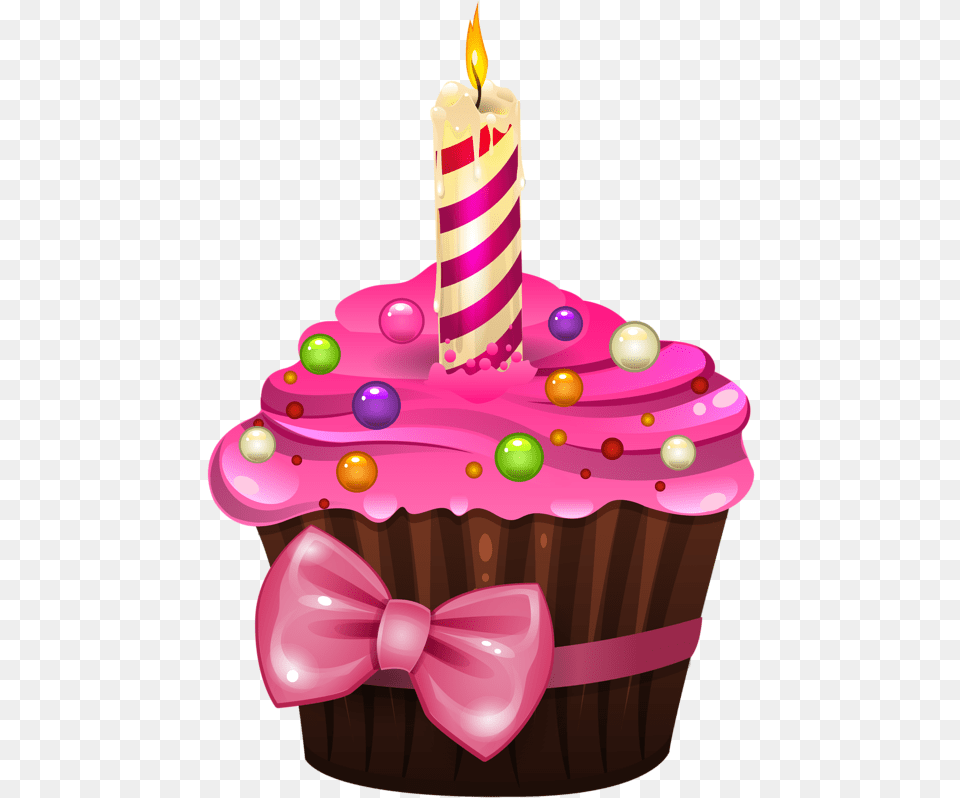 Birthday Cup Cake Picture Bolinho De Aniversrio Desenho, Birthday Cake, Cream, Cupcake, Dessert Free Png