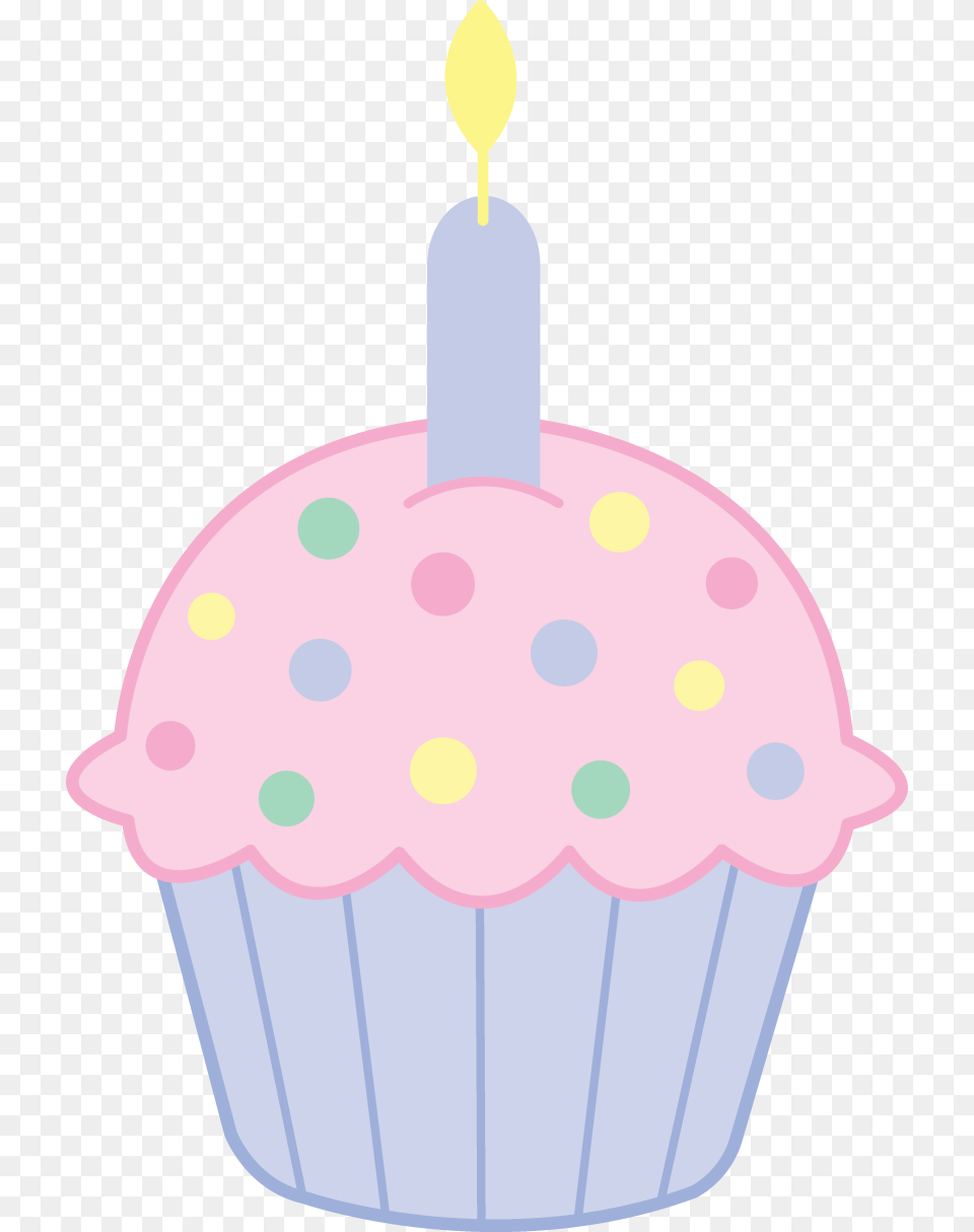 Birthday Cupcake Clipart, Cake, Cream, Dessert, Food Png Image