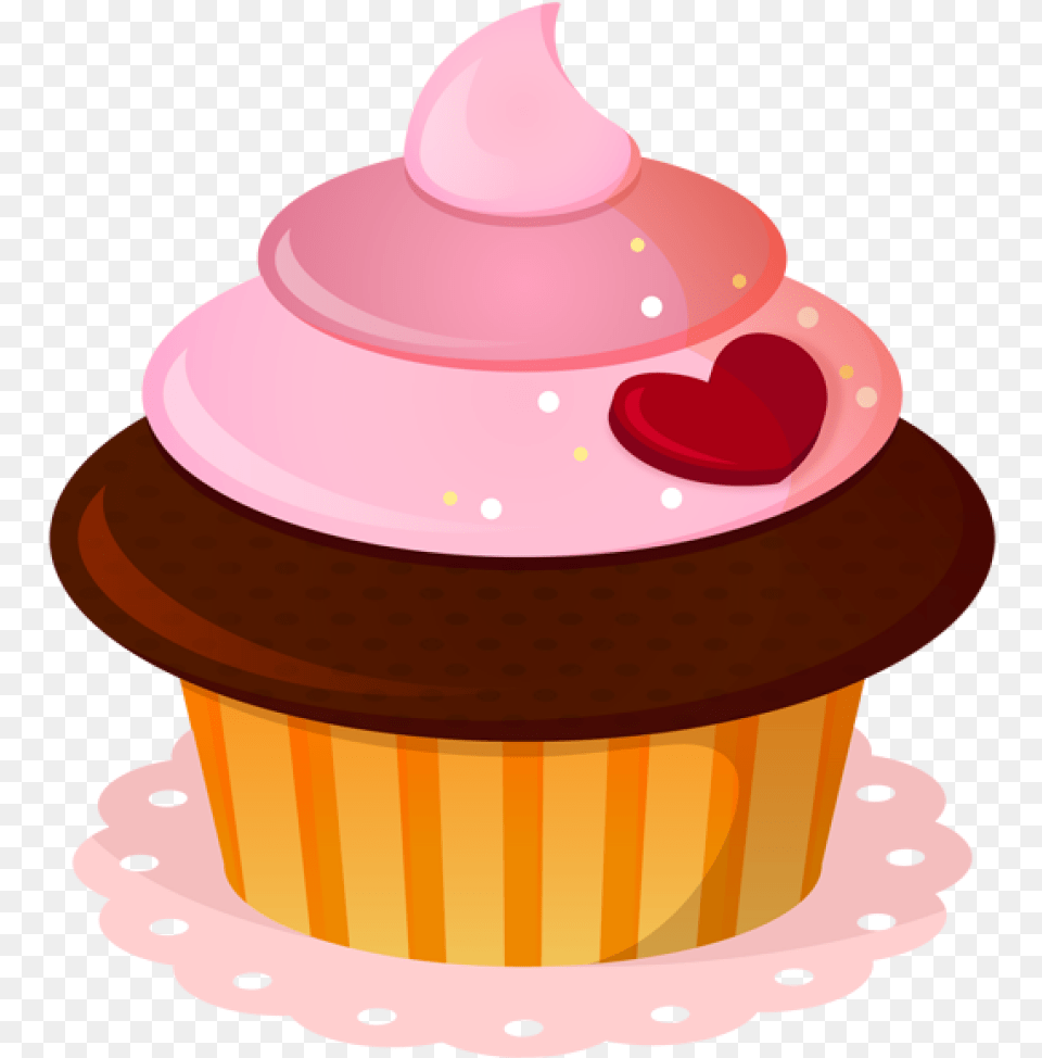 Birthday Cupcakes Frosting Amp Icing Muffin Clip Art Cupcake Clipart Cupcake, Cake, Cream, Dessert, Food Free Png
